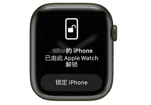 谢家集苹果手机维修分享用 AppleWatch 解锁配备面容 ID 的 iPhone方法 