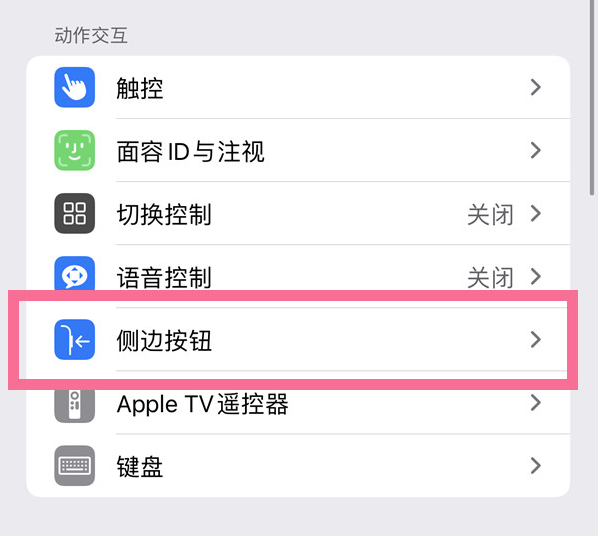 谢家集苹果14维修店分享iPhone14 Plus侧键双击下载功能关闭方法 