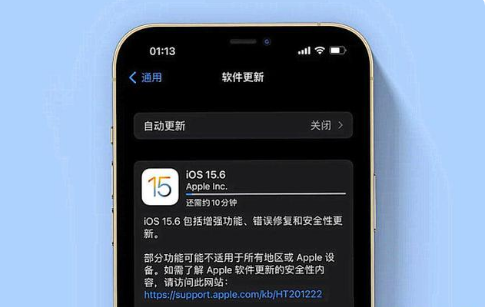 谢家集苹果手机维修分享iOS 15.6续航怎么样 