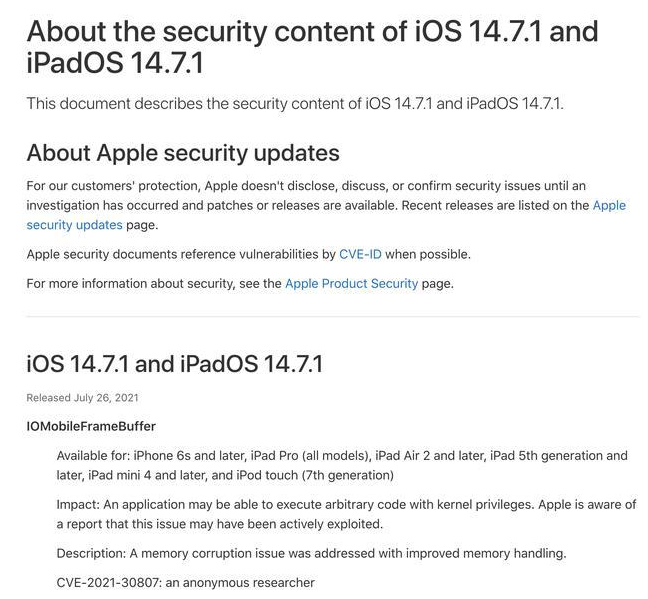 谢家集苹果手机维修分享iOS 14.7.1 正式版更新内容及升级方法 