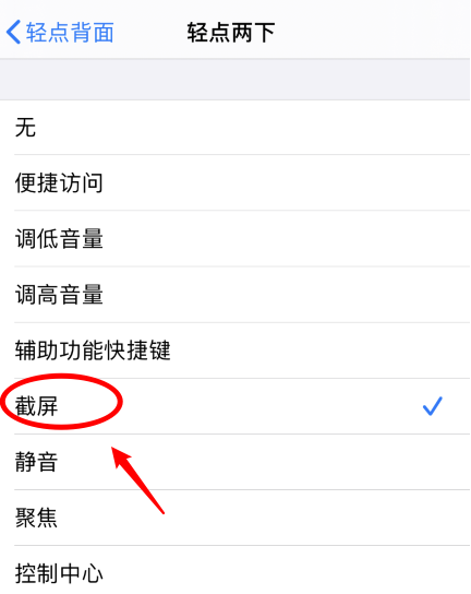 谢家集苹果手机维修分享iPhone12如何启用双击截屏 